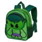Hulk Bobblehead Mochila Pocket, Verde - Preview