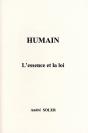 Humain ; L'Essence Et La Loi - Preview