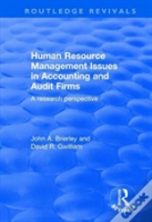 Human Resource Management Issues In Accounting And Auditing Firms