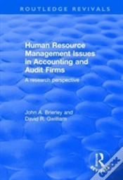 Capa do artigo Human Resource Management Issues In Accounting And Auditing Firms