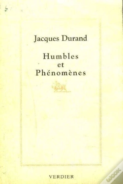 Capa do artigo Humbles Et Phenomenes