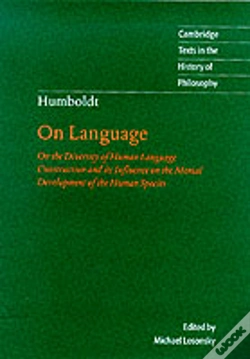 Capa do artigo Humboldt: 'On Language'