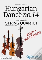 Capa do artigo Hungarian Dance No.14 - String Quartet Score & Parts