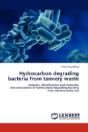 Hydrocarbon Degrading Bacteria From Tannery Waste - Preview