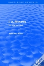 Capa do artigo I. A. Richards (Routledge Revivals)