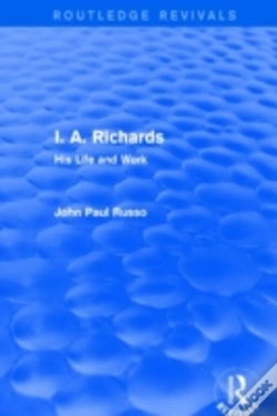 Capa do artigo I. A. Richards (Routledge Revivals)