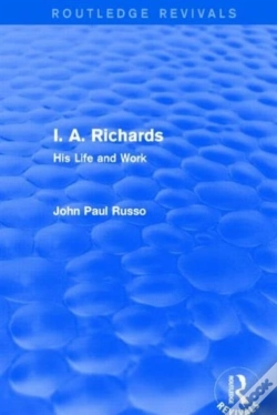 Capa do artigo I. A. Richards (Routledge Revivals)
