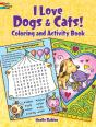 I Love Dogs & Cats! Activity & Coloring Book - Preview