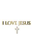 I Love Jesus Minamilist Creative Blank Journal