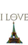 I Love Paris  Eiffel Tower Creative Blank Journalsir Michael Huhn  Designer Edition
