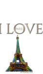 I Love Paris  Eiffel Tower Creative Blank Journalsir Michael Huhn  Designer Edition - Preview