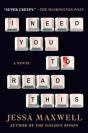 I Need You To Read This - Preview