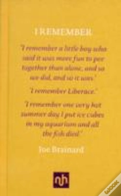 Capa do artigo I Remember