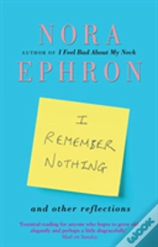 Capa do artigo I Remember Nothing And Other Reflections