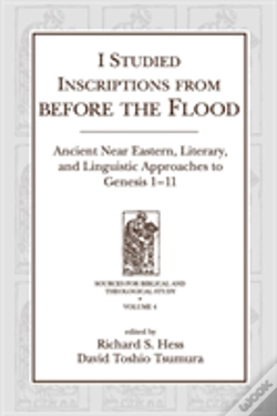 Capa do artigo I Studied Inscriptions From Before The Flood