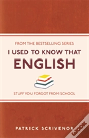 Capa do artigo I Used To Know That: English