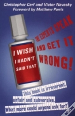Capa do artigo I Wish I Hadnâ€™T Said That