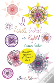 Capa do artigo I Write What Is Right! Cursive Edition Devotional Journal For Tweens & Teens
