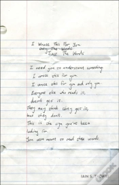 Capa do artigo I Wrote This For You: Just The Words