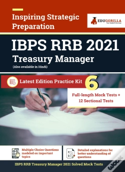 Capa do artigo Ibps Rrb Treasury Manager 2021 - 6 Mock Tests + 20 Sectional Tests - Latest Practice Edition Kit