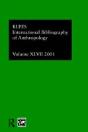 Ibss: Anthropology: 2001 Vol.47 - Preview