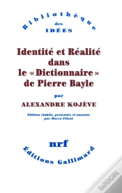 Capa do artigo Identité Et Réalité Dans Le Dictionnaire De Pierre Bayle