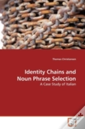Capa do artigo Identity Chains And Noun Phrase Selection