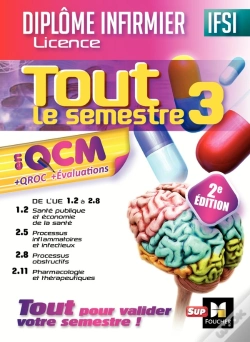 Capa do artigo Ifsi Tout Le Semestre 3 En Qcm Et Qroc ; Diplôme Infirmier (2e Édition)