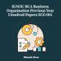 Ignou Bca Business Organisation Previous Year Unsolved Papers Eco 001 - Preview