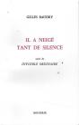 Il A Neigé Tant De Silence - Preview
