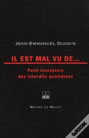 Capa do artigo Il Est Mal Vu De...Petit Inventaire Des Interdits Quotidiens