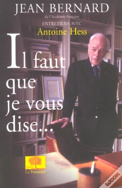 Capa do artigo Il Faut Que Je Vous Dise