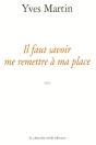 Il Faut Savoir Me Remettre A Ma Place - Preview