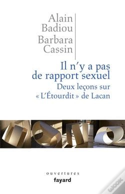 Capa do artigo Il N'Y A Pas De Rapports Sexuels ; Deux Leçons Sur L'Étourdit De Lacan