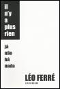 Il n'y a Plus Rien | Já Não Há Nada - Preview