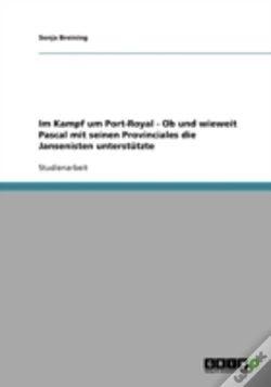 Capa do artigo Im Kampf Um Port-Royal - Ob Und Wieweit