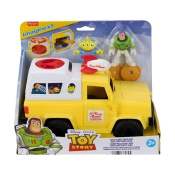 Capa do artigo Imaginext Toy Story Camião Pizza Planet com Buzz e Alien