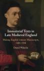 Immaterial Texts In Late Medieval England - Preview
