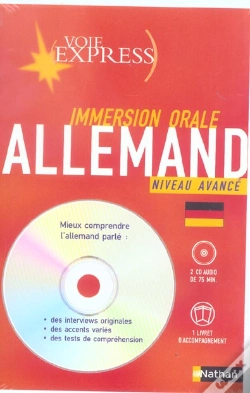 Capa do artigo Immersion Orale Allemand ; Niveau Avance