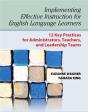 Implementing Effective Instruction For English Language Learners - Preview
