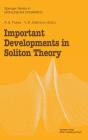 Important Developments In Soliton Theory - Preview