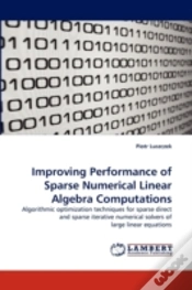 Capa do artigo Improving Performance Of Sparse Numerical Linear Algebra Computations