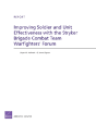 Improving Soldier And Unit Effectiveness With The Stryker Brigade Combat Team Warfighters' Forum - Preview