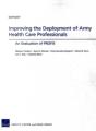 Improving The Deployment Of Army Health Care Professionals - Preview