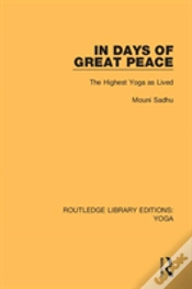 Capa do artigo In Days Of Great Peace
