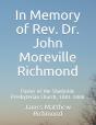 In Memory Of Rev. Dr. John Moreville Richmond - Preview