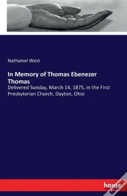 Capa do artigo In Memory Of Thomas Ebenezer Thomas