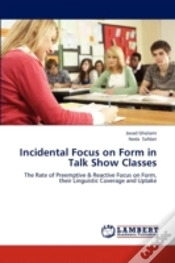 Capa do artigo Incidental Focus On Form In Talk Show Classes