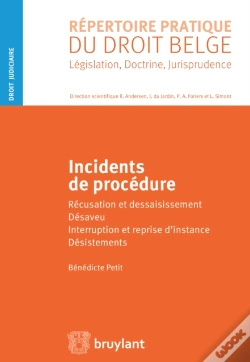 Capa do artigo Incidents De Procédure