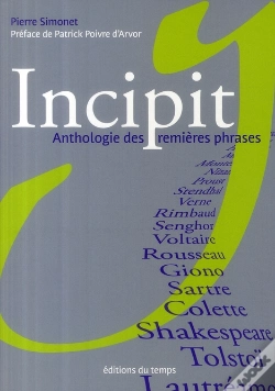 Capa do artigo Incipit ; Anthologie Des Premières Phrases